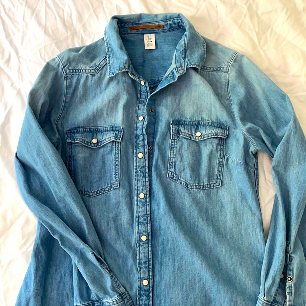 Denim shirt &denim brand size US8